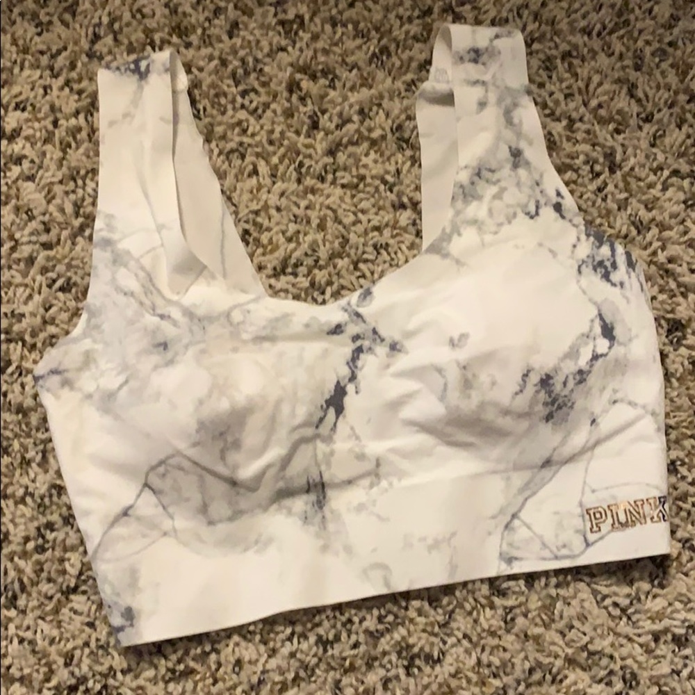 VS Pink marble bralette